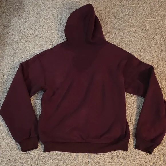 Comfrt Minimilist Hoodie Maroon Size Large - Picture 4 of 5